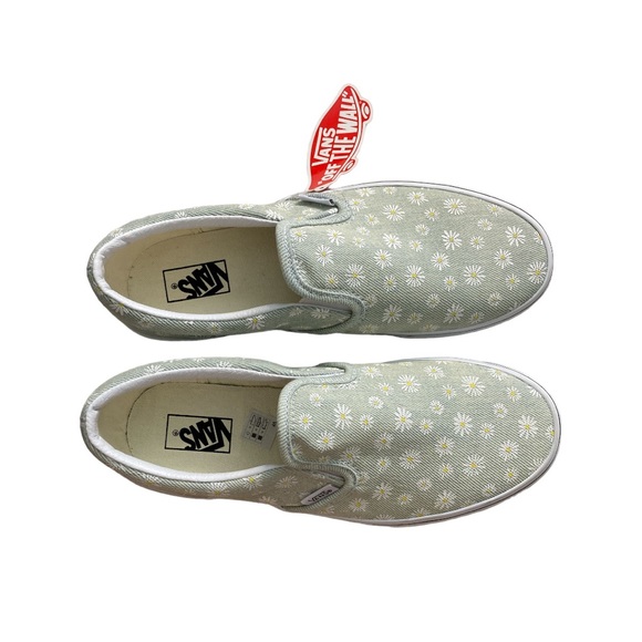 NWT Vans off the wall daisy pattern slip on sneakers 6 8 - Picture 4 of 6